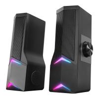 Rampage Elegant X10 2.0 Bluetooth'lu Rms 3W*2 RGB Işıklı Multimedia Usb 5V 45dB Gaming Oyuncu Speaker